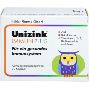 UNIZINK Immun Plus Kapseln Produktbild