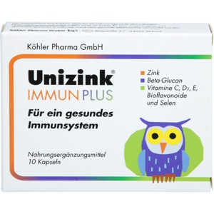 UNIZINK Immun Plus Kapseln Produktbild