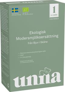 Unna Ekologisk modersmjölksersättning Steg 1, 600 g produkt bild