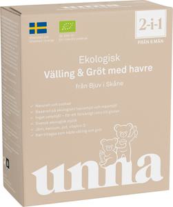 Unna Ekologisk välling-gröt från 6 mån, 300 g produkt bild