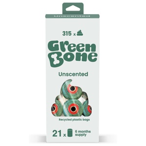 Unscented Bajspåsar Refill Stor - 21 rullar Unscented bajspåsar produkt bild