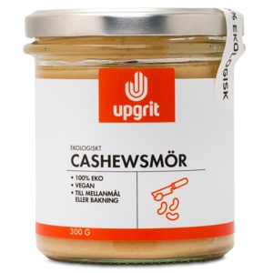 Upgrit Cashew Smør ØKO 300 g produktbillede