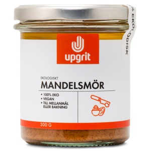 Upgrit Mandelsmør ØKO 300 g produktbillede