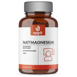 Upgrit Nattmagnesium 90 kapslar produkt bild
