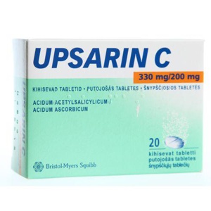Upsarin c kihisev tbl 330mg+200mg n20 toote pilt