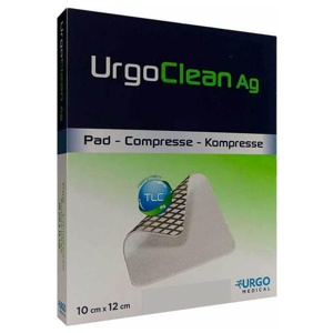 Urgoclean Ag Kompressen 10x12 cm steril, 20 St Verband Produktbild