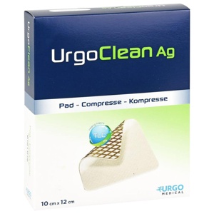 URGOCLEAN Ag Kompressen 10x12 cm steril Produktbild