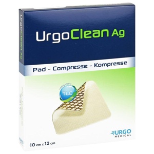 URGOCLEAN Ag Kompressen 10x12 cm steril Produktbild