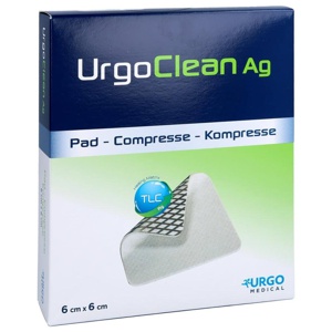 URGOCLEAN Ag Kompressen 6x6 cm steril Produktbild