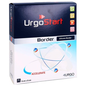 URGOSTART Border 8x8 cm Schaumstoffwundverband Produktbild