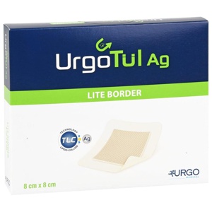 URGOTÜL Ag Lite Border 8x8 cm Verband Produktbild