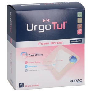 URGOTÜL Foam Border 10x10 cm Verband Produktbild