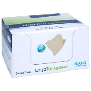 URGOTÜL Silver 5x5 cm Wundgaze Produktbild
