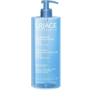 Uriage Dermatological Gel vahutav pesugeel kehale ja näole 500 ml toote pilt