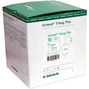 URIMED Tribag Plus Urin Beinbtl.500ml 50cm ster. Produktbild