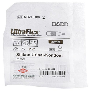 URINALKONDOM 30 mm mittel Silikon selbsthaftend Produktbild