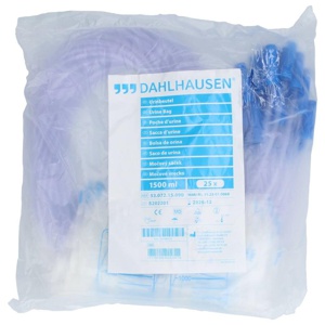 Urinbeutel 1,5 l unsteril, 25 St Beutel Produktbild