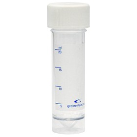 Urinprovsrör 30 ml Urinprovsrör av plast med skruvlock 1 st produkt bild