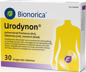 Urodynon Dragerad Tablett 30 st produkt bild