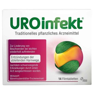 Uroinfekt® 864 mg Filmtabletten, 14 St Filmtabletten Produktbild