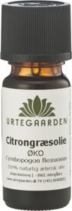 Urtegaarden Økologisk Citrongræsolie - 10 ml produktbillede