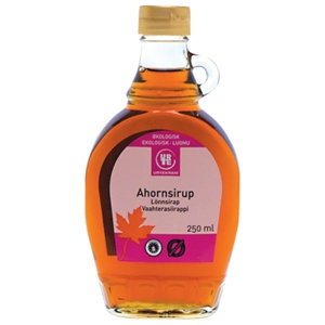Urtekram Ahornsirup Ø 250 ml produktbillede