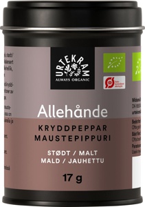 Urtekram Allehånde stødt Ø 17 g produktbillede