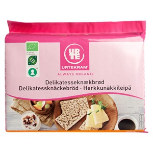 Urtekram Delikatesse knækbrød Ø 250 g produktbillede