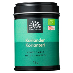 Urtekram Stødt koriander Ø 25 g produktbillede