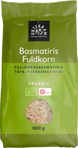 Fuldkorns basmatiris Økologiske - 500 gram produktbillede