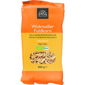 Urtekram Fuldkorns woknudler Ø 250 g produktbillede