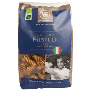 Urtekram Fusilli fuldkorn (skruer) Ø 400 g produktbillede