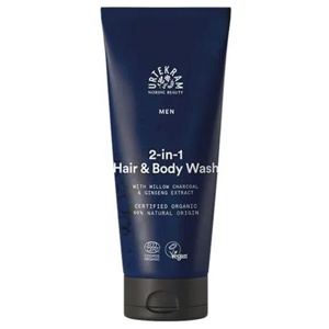 Urtekram Men 2-in-1 Hair & Body Wash 200 ml produktbilde