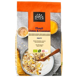 Urtekram Mysli Daddel & Kokos Økologisk   600 g produktbillede