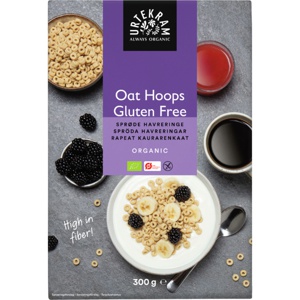 Urtekram Oat Hoops glutenfri Ø 300 g produktbillede