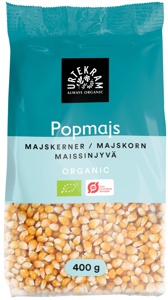 Urtekram Popcorn ØKO 400 g produktbillede