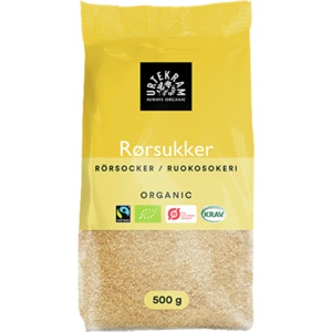 Urtekram Rørsukker Fairtrade Ø 500 g produktbillede