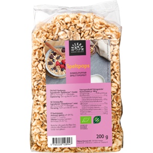 Urtekram Speltpops Ø 200 g produktbillede