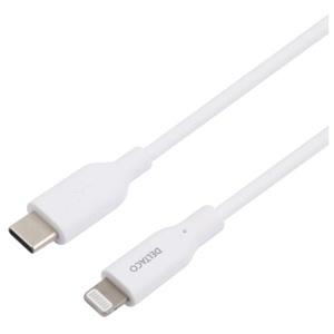 USB-C till Lightning-kabel 1 m Vit produkt bild
