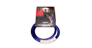 Active Canis USB Led Collar Blue produkt bild