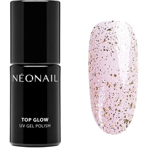 UV Nagellack Top Glow Gold Flakes, 7,2 Millimeter Produktbild