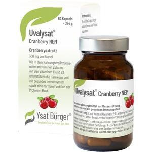 Uvalysat Cranberry NEM Kapseln, 60 St Kapseln Produktbild