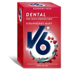 V6 dental strawberry mint produktbilde