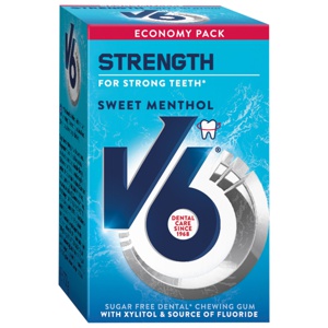 V6 strong teeth sweet menthol produktbilde