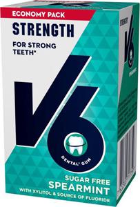 V6 Strong Teeth Spearmint, 70 g produkt bild