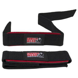 Vadderade Lifting Straps Svart/Röd produkt bild