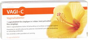 Vagi-C vaginaltablett 250 mg 6 st produkt bild