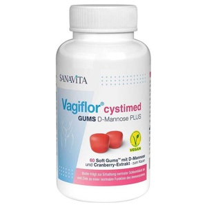 Vagiflor cystimed Gums D-Mannose Plus, 60 St n.v. Produktbild