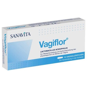 Vagiflor Vaginalzäpfchen 12 St Vaginalsuppositorien Produktbild