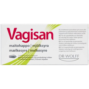 Vagisan Mælkesyre Vagitorier produktbillede